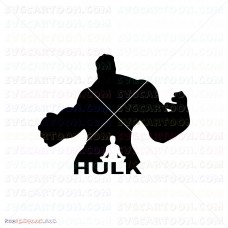 Hulk Hand Face Silhouette 001 svg dxf eps pdf png