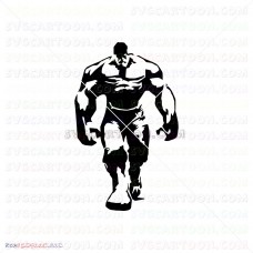 Hulk Hand Face Silhouette 005 svg dxf eps pdf png
