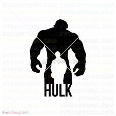 Hulk Hand Face Silhouette 014 svg dxf eps pdf png