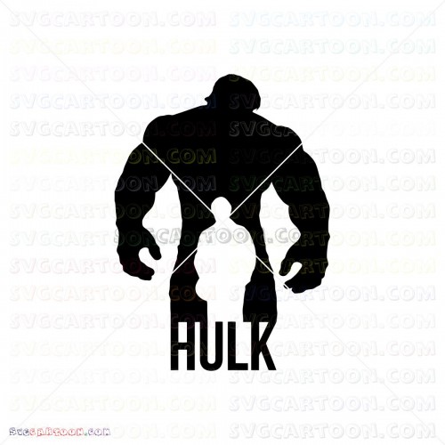 hulk hand silhouette