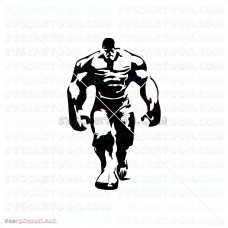 Hulk Hand Face Silhouette 027 svg dxf eps pdf png