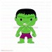 Hulk Hand Face Silhouette 038 svg dxf eps pdf png