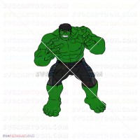 Hulk Hand Face Silhouette 046 svg dxf eps pdf png
