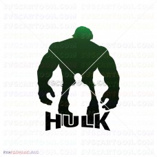 Hulk Silhouette svg dxf eps pdf png