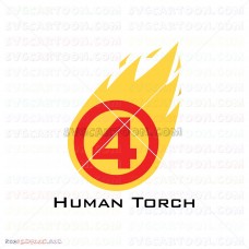 Human Torch svg dxf eps pdf png