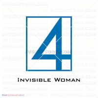 Invisible Woman svg dxf eps pdf png