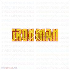 Iron Man Silhouette 002 svg dxf eps pdf png