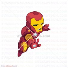 Iron Man Silhouette 003 svg dxf eps pdf png