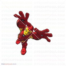 Iron Man Silhouette 004 svg dxf eps pdf png