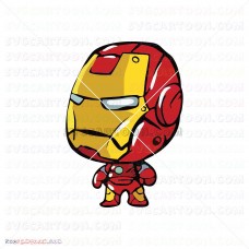 Iron Man Silhouette 005 svg dxf eps pdf png