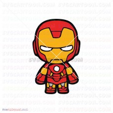 Iron Man Silhouette 006 svg dxf eps pdf png