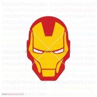 Iron Man Silhouette 007 svg dxf eps pdf png