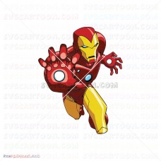 Iron Man Silhouette 009 svg dxf eps pdf png