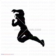 Iron Man Silhouette 010 svg dxf eps pdf png