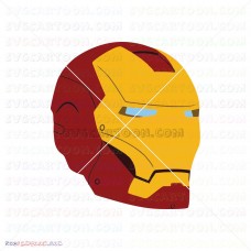 Iron Man Silhouette 011 svg dxf eps pdf png