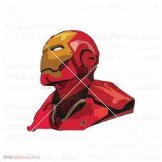 Iron Man Silhouette 012 svg dxf eps pdf png
