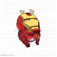 Iron Man Silhouette 014 svg dxf eps pdf png