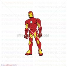 Iron Man Silhouette 015 svg dxf eps pdf png