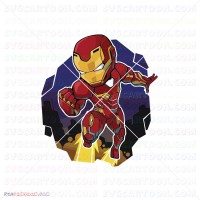 Iron Man Silhouette 021 svg dxf eps pdf png