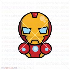 Iron Man Silhouette 022 svg dxf eps pdf png