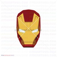 Iron Man Silhouette 025 svg dxf eps pdf png