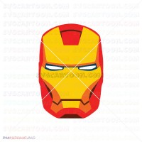 Iron Man Silhouette 026 svg dxf eps pdf png