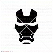 Iron Man Silhouette 036 svg dxf eps pdf png