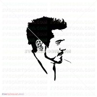Iron Man Silhouette 041 svg dxf eps pdf png