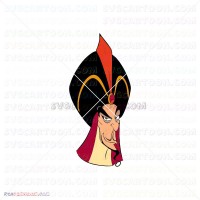 Jafar face Aladdin 015 svg dxf eps pdf png