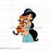Jasmine and Rajah Aladdin svg dxf eps pdf png