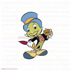 Jiminy Cricket Pinocchio 007 svg dxf eps pdf png