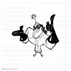Kronk The Emperors New Groove 008 svg dxf eps pdf png