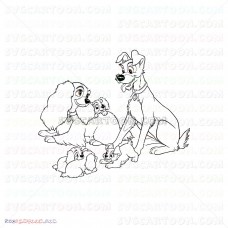 Lady And The Tramp 008 svg dxf eps pdf png