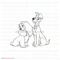 Lady And The Tramp 009 svg dxf eps pdf png