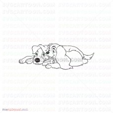 Lady And The Tramp 010 svg dxf eps pdf png