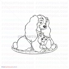 Lady And The Tramp 017 svg dxf eps pdf png