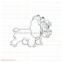 Lady And The Tramp 018 svg dxf eps pdf png