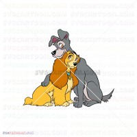 Lady And The Tramp 035 svg dxf eps pdf png