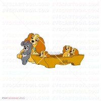 Lady And The Tramp 042 svg dxf eps pdf png