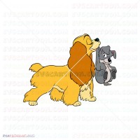 Lady And The Tramp 043 svg dxf eps pdf png