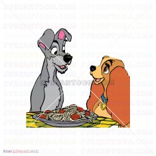 Lady And The Tramp 055 svg dxf eps pdf png