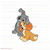 Lady And The Tramp 056 svg dxf eps pdf png