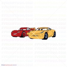 Lightning Mcqueen And Cruz Ramirez Car Cars 029 svg dxf eps pdf png