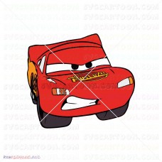 Lightning Mcqueen Car Cars 041 svg dxf eps pdf png