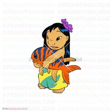 Lilo And Fish Lilo And Stitch 003 svg dxf eps pdf png