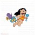 Lilo On The Beach Lilo And Stitch 024 svg dxf eps pdf png