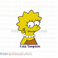 Lisa Simpson 2 The Simpsons svg dxf eps pdf png