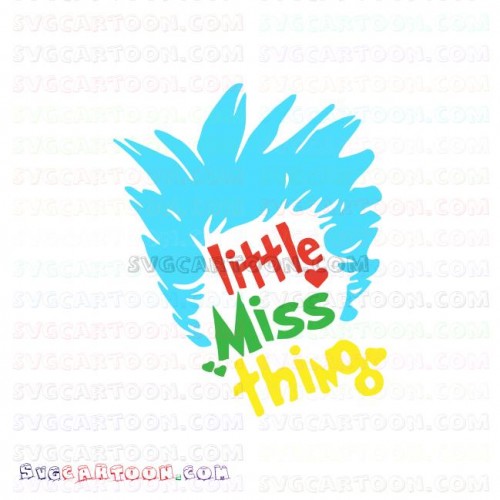 Download Little Miss Thing Dr Seuss The Cat In The Hat Svg Dxf Eps Pdf Png