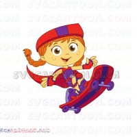 Little Red Riding Hood Super Why svg dxf eps pdf png