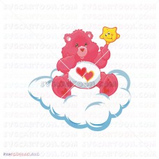 Love a Lot Care Bear 0006 svg dxf eps pdf png